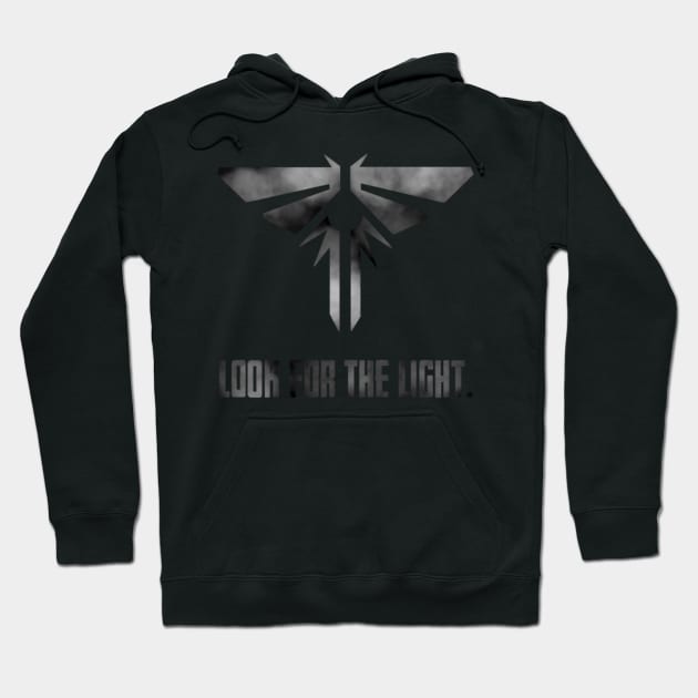 TLOU - Black and gray design Hoodie by Basicallyimbored